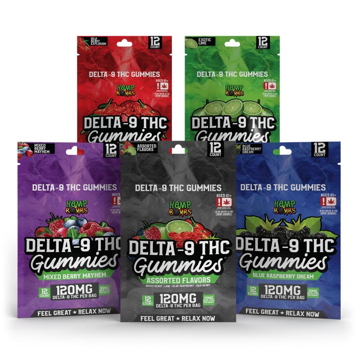 12ct Delta 9 Gummies group
