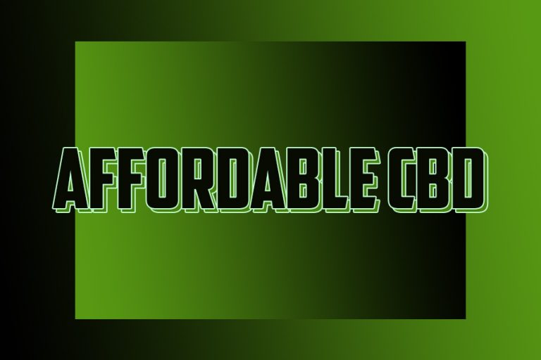 Affordable CBD