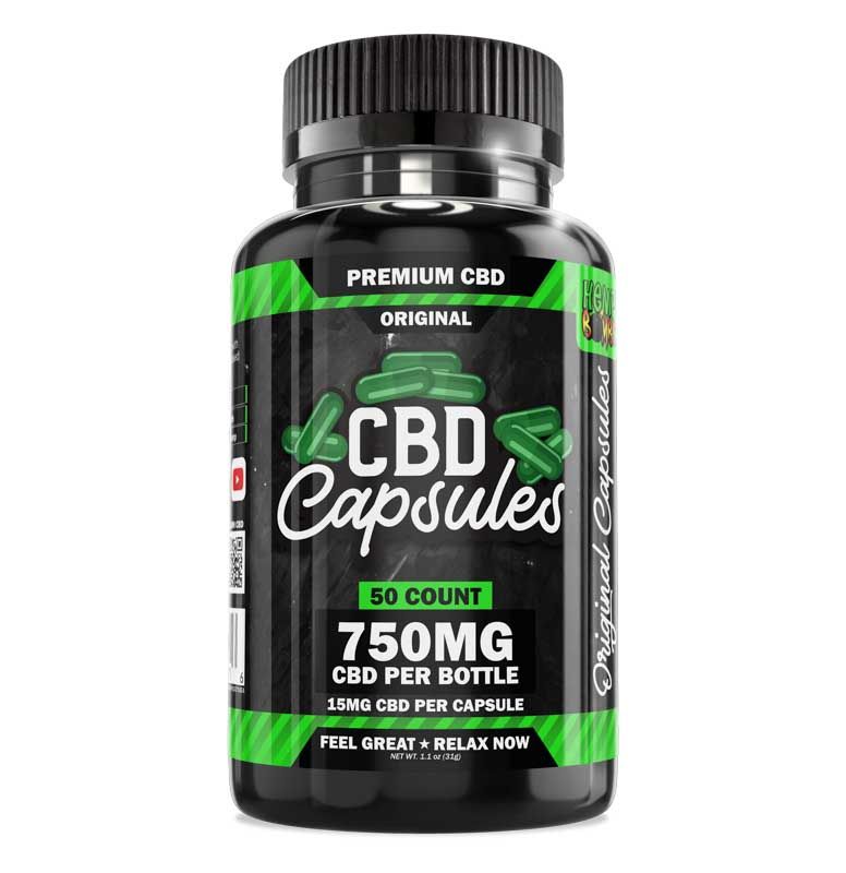 CBD Capsules 50-Count