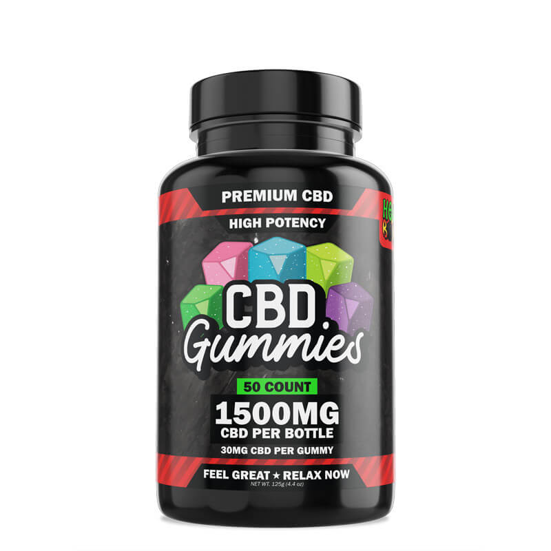 50-Count High Potency CBD Gummies