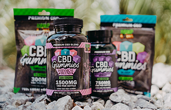 cbd gummies group shot homepage