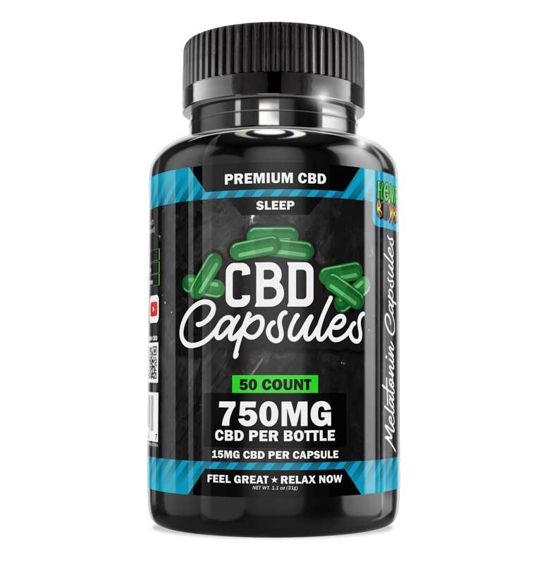 CBD Sleep Capsules 50-Count