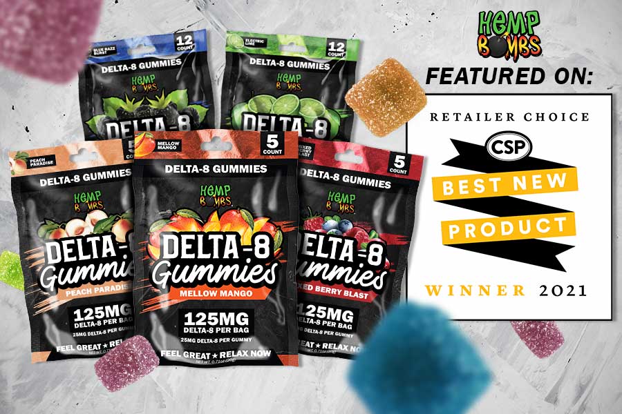 CSP Best New Product Winner 2021 - Delta 8 Gummies