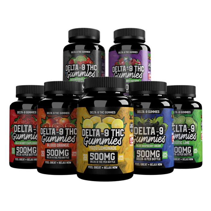 50ct Delta 9 Gummies group