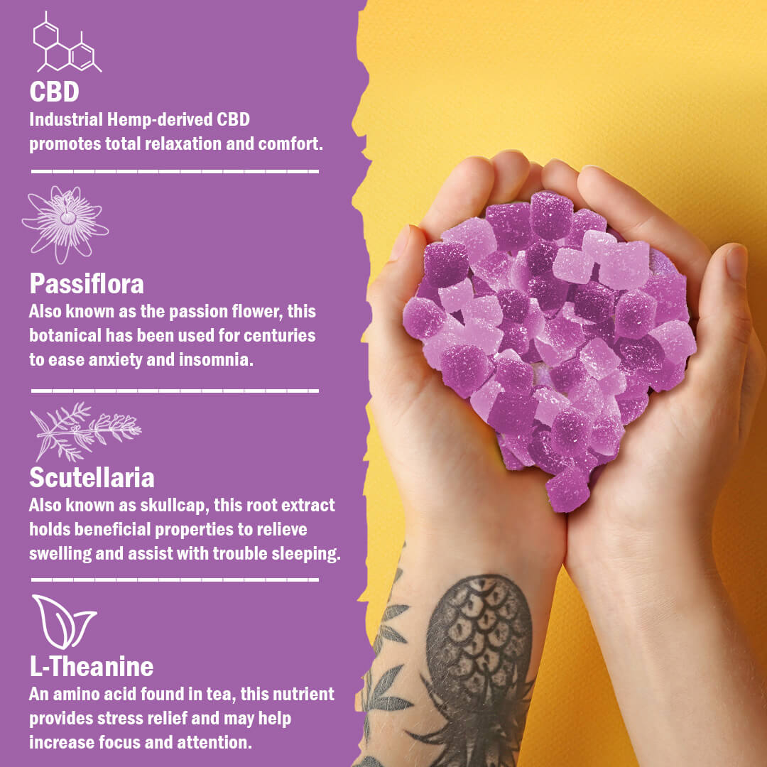 Botanical CBD Gummies Infographic