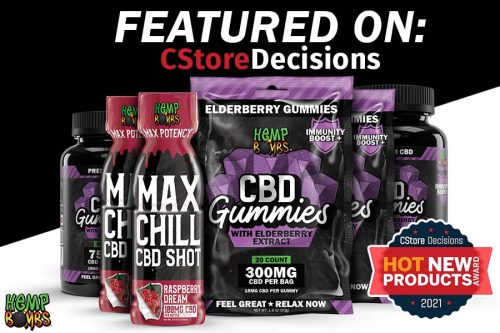 Hemp Bombs Featured on CStore Decisions Hot New Products 2021