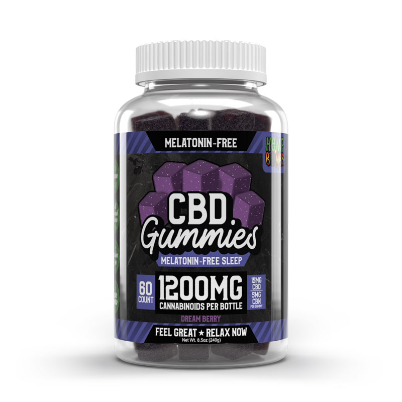 60ct Melatonin-Free CBD Sleep Gummies
