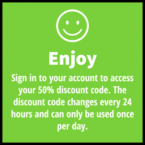 Sign In To Enjoy Your 50% Discount Code